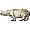 Рельефный носорог - 3D модель STL для ЧПУ