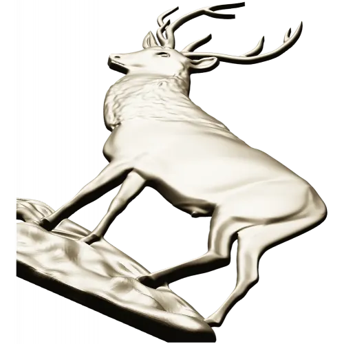 Благородный олень - 3D STL модель для ЧПУ