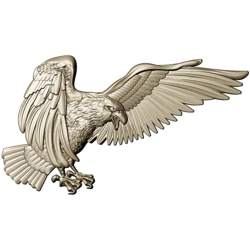 Soaring Eagle STL relief for CNC carving