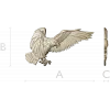 Soaring Eagle STL relief for CNC carving