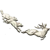 Охота на оленя - рельефная 3D модель STL для ЧПУ