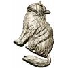 Fluffy Sitting Cat - CNC-ready STL Relief