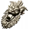 Mythic Chimera Head STL - High-Relief 3D Model for CNC