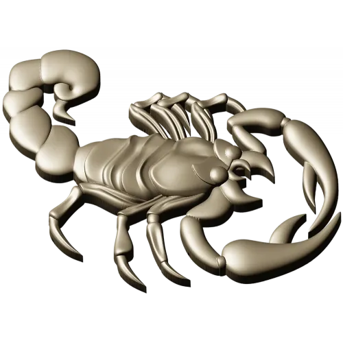 Scorpion 3D model STL for CNC router - Regal Scorpion