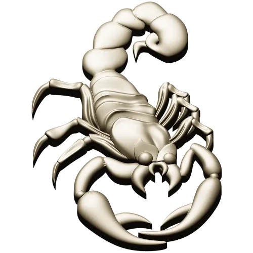 Scorpion 3D model STL for CNC router - Regal Scorpion