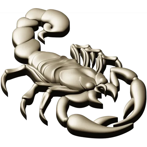 Scorpion 3D model STL for CNC router - Regal Scorpion