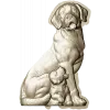 Devoted Retriever - detailed STL 3D model for CNC carving