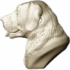 Labrador Retriever Head Relief - STL 3D Model for CNC