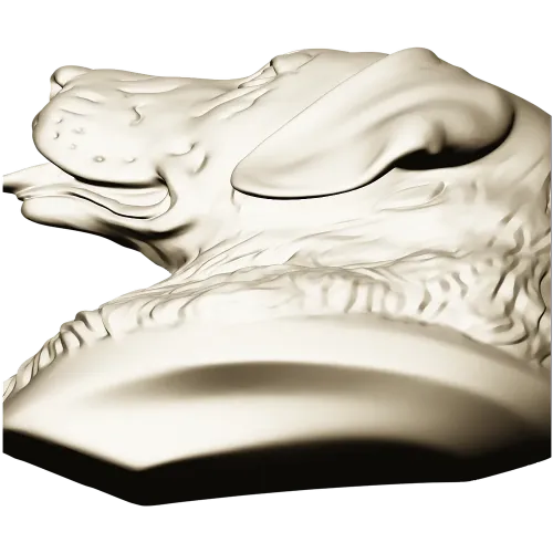 Labrador Retriever Head Relief - STL 3D Model for CNC