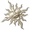 Sunface with Sunglasses - high-relief 3D STL model for CNC carving