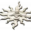 Sunface with Sunglasses - high-relief 3D STL model for CNC carving