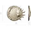 Solunar Embrace - Sun and Moon CNC STL Relief