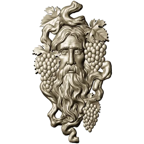 Elder of the Vine - detailed 3D STL model for CNC
