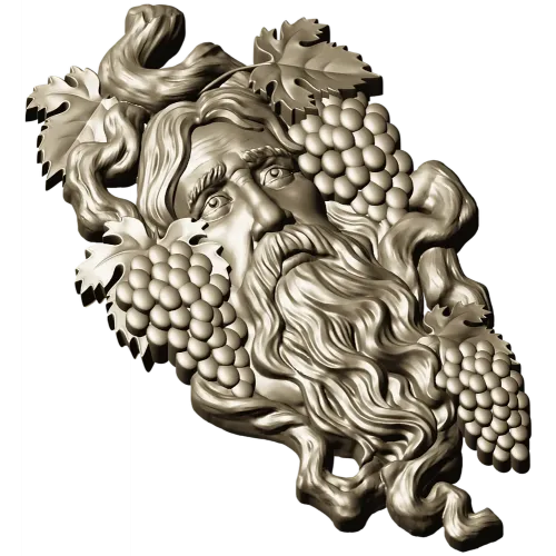 Elder of the Vine - detailed 3D STL model for CNC