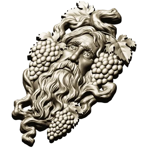 Elder of the Vine - detailed 3D STL model for CNC