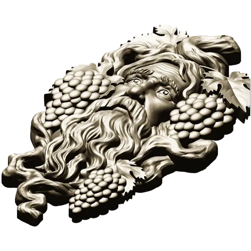 Elder of the Vine - detailed 3D STL model for CNC
