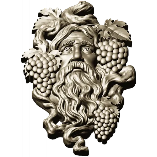 Elder of the Vine - detailed 3D STL model for CNC