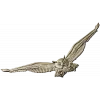 Owl in Flight - STL 3D model for CNC relief carving