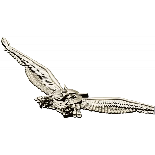 Owl in Flight - STL 3D model for CNC relief carving
