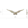 Owl in Flight - STL 3D model for CNC relief carving