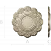 STL модель декоративных часов "Флора" - 3D модель stl для ЧПУ
