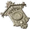 Ornate Wall Clock STL Model for CNC Milling
