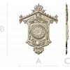Ornate Wall Clock STL Model for CNC Milling