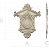 Барочный настенный циферблат - STL модель для ЧПУ