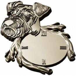 Playful Canine Clock