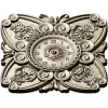 Ornate Clock Face Rosette 3D Model STL for CNC Milling