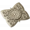Decorative Floral Clock Face 3D Model for CNC Milling in STL Format