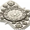 Decorative Floral Clock Face 3D Model for CNC Milling in STL Format