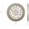 Chinese Zodiac Clock Face STL Model for CNC