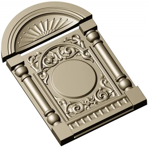 Мантийный корпус с медальоном - 3D модель STL для ЧПУ