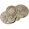Русалочка на антикварных картах - 3D модель STL для ЧПУ