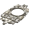 Неоклассическая 3D модель часов в формате STL для ЧПУ - картуш с лирой