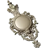 Ornate Renaissance Medallion Clock Frame 3D Model for CNC