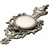 Ornate Renaissance Medallion Clock Frame 3D Model for CNC