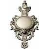 Ornate Renaissance Medallion Clock Frame 3D Model for CNC