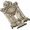 Барельефные декоративные часы для ЧПУ (STL)