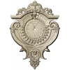 Baroque Elegance Wall Clock STL Model for CNC Milling