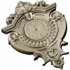 Baroque Elegance Wall Clock STL Model for CNC Milling