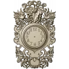 Ornate Baroque Clock Frame 3D Model in STL for CNC