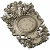 Ornate Baroque Clock Frame 3D Model in STL for CNC