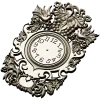 Ornate Baroque Clock Frame 3D Model in STL for CNC
