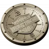Harley Davidson Emblem Medallion STL Model for CNC Milling