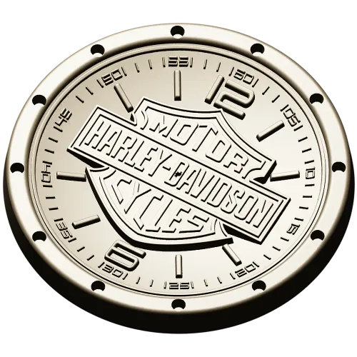 Harley Davidson Emblem Medallion STL Model for CNC Milling