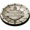 Harley Davidson Emblem Medallion STL Model for CNC Milling