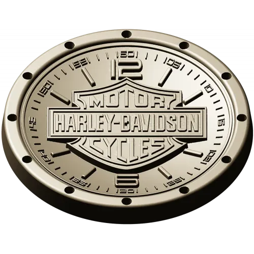 Harley Davidson Emblem Medallion STL Model for CNC Milling