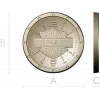 Harley Davidson Emblem Medallion STL Model for CNC Milling